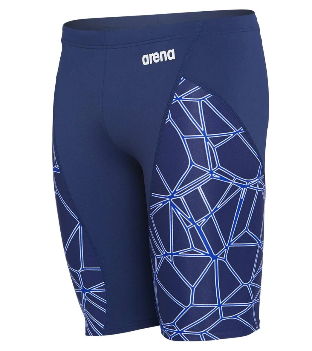 Navy/Neon Blue Jammer Swimsuit Q4417