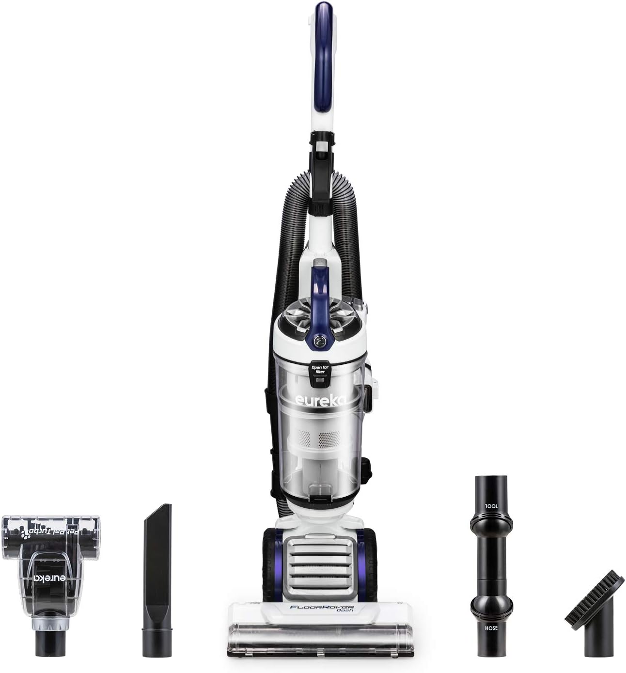 Grey and Red Bagless Pet Upright Vacuum Cleaner X493524