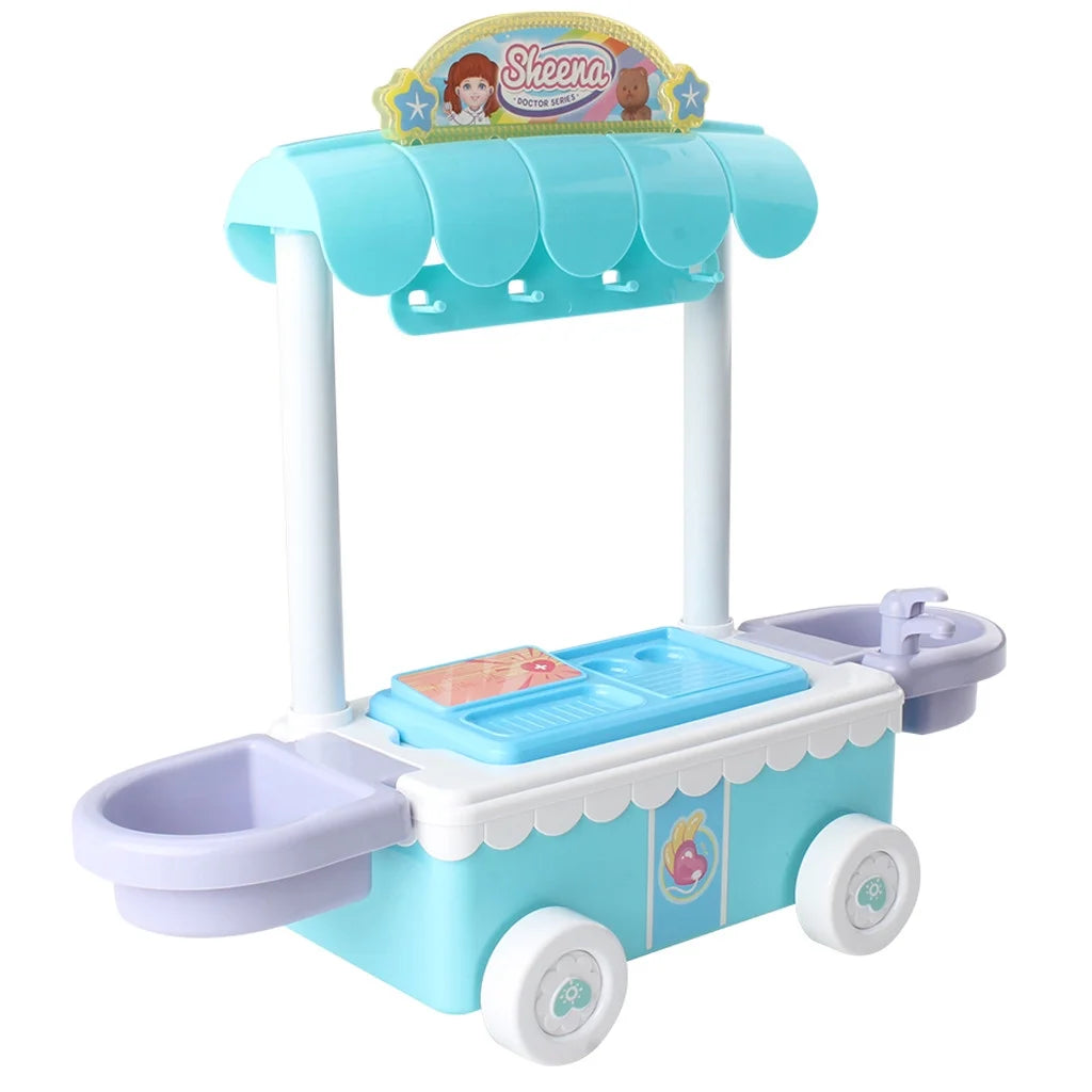 Doctor Kit Surgical Car with Music Children Play House Educational Role Play C251