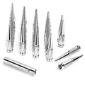 32pcs Chrome Conical Closed End Bulge Acorn Lug Nuts X17664