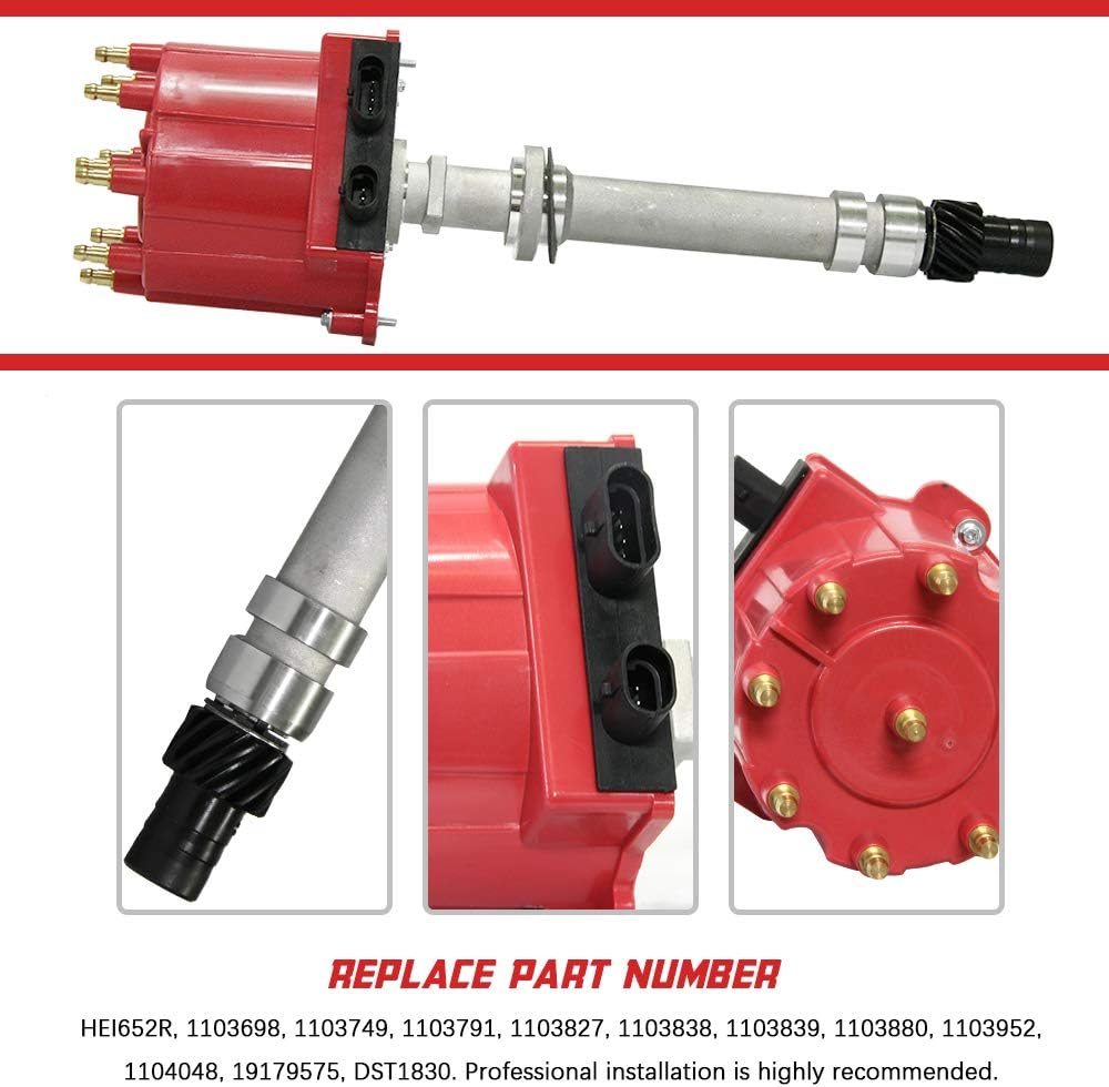 Red Cap Ignition Distributor Pack of 2 T736302