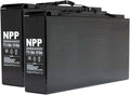 12V 150Ah Front Access AGM Deep Cycle SLA Battery (2 Pack) U39332