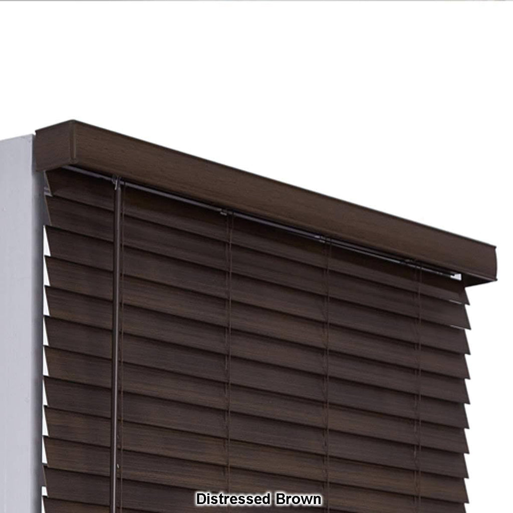 2in. Cordless Distressed Faux Wood Blinds K39096