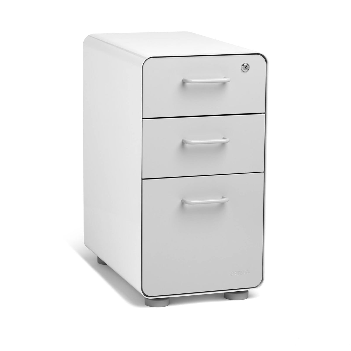 White Light Gray 3-Drawer File Cabinet F62777