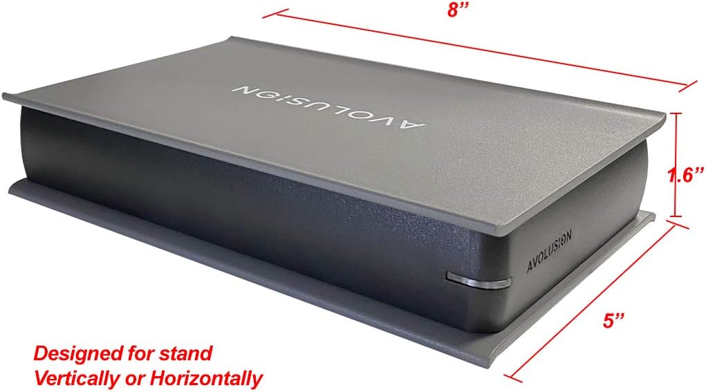 8TB USB 3.0 External Hard Drive (Grey) V1506