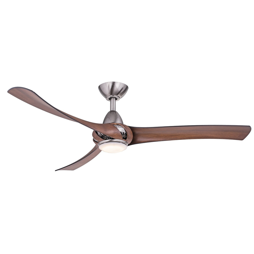 Matte Black LED Ceiling Fan with Remote Control P7150