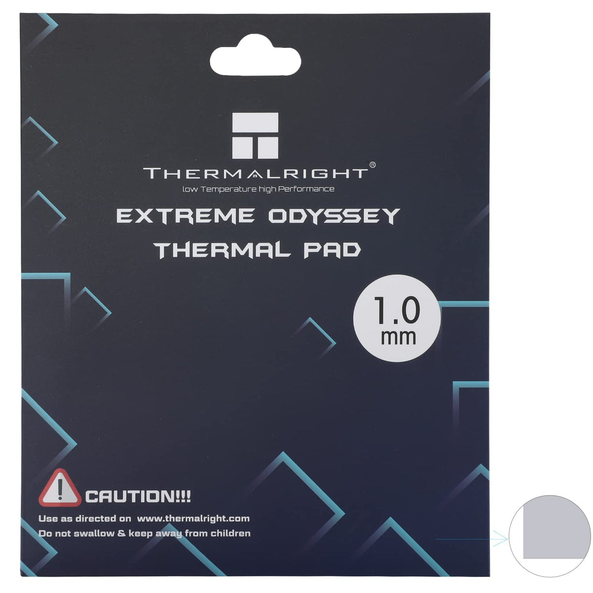 Thermal Pad 12.8 W/mK Non Conductive Silicone Pad Multi-Size (2.5mm) H945