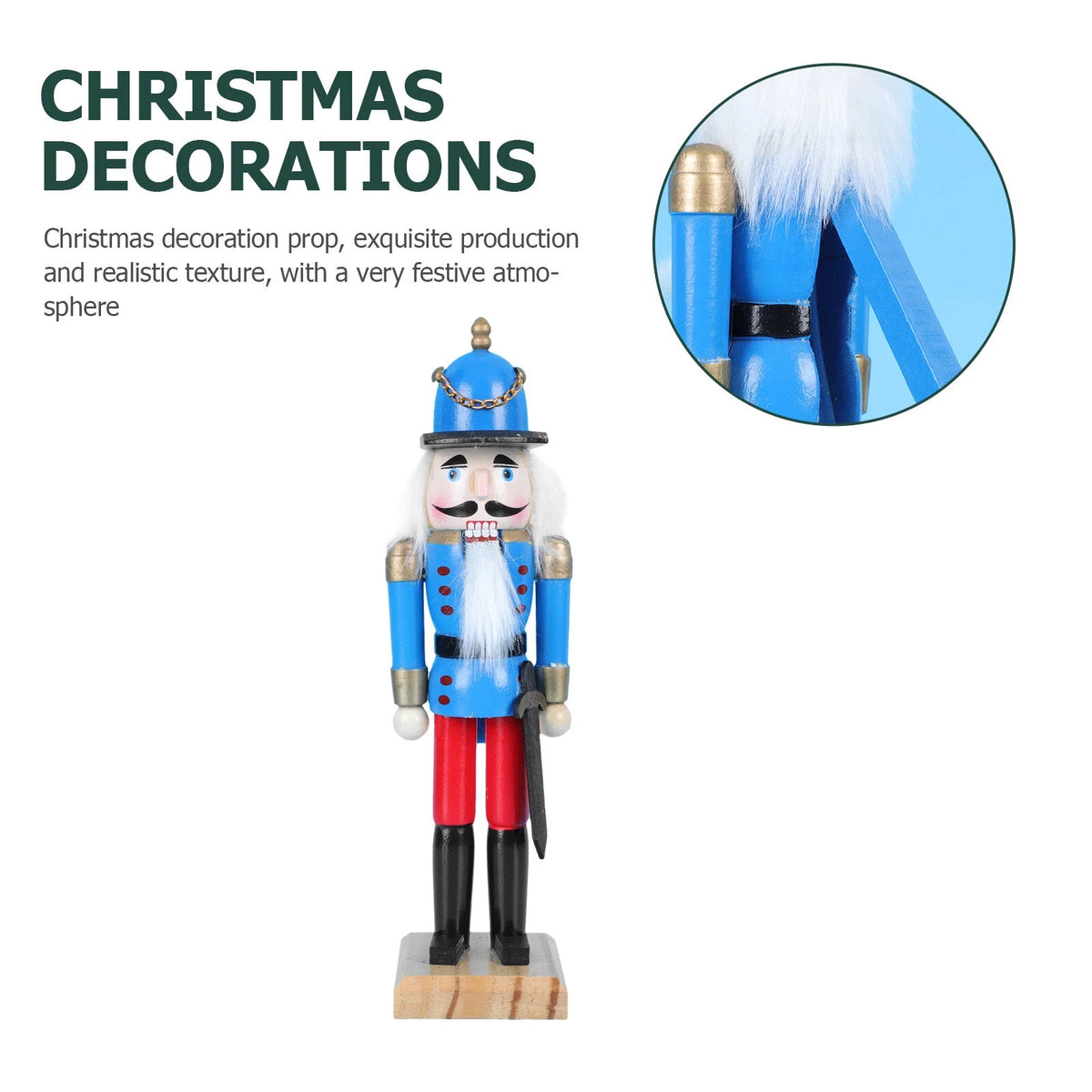 Delicate Nutcracker Doll Home Desktop Decor V4842
