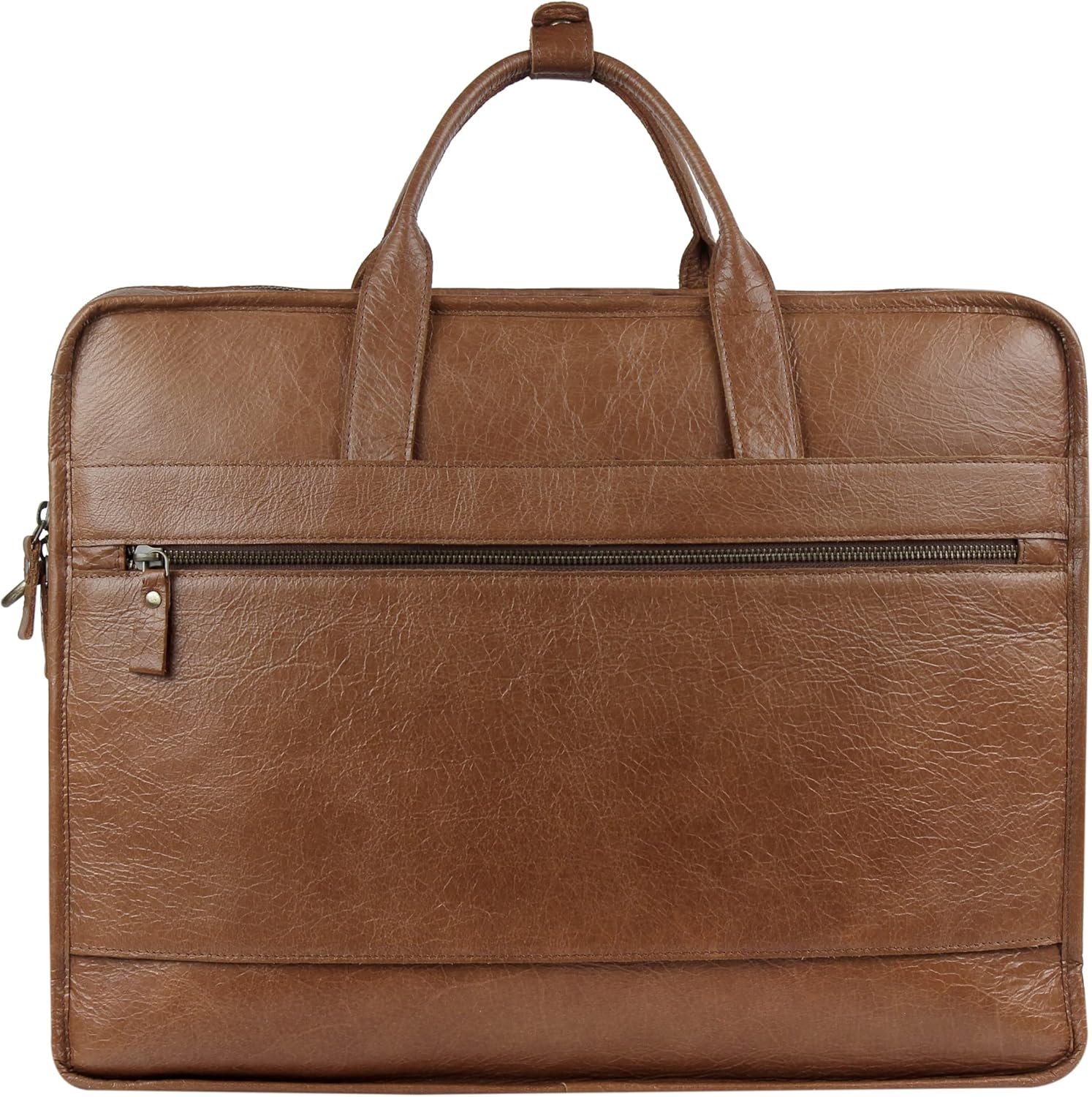 18 Inch Genuine Leather Messenger Laptop Bag K944