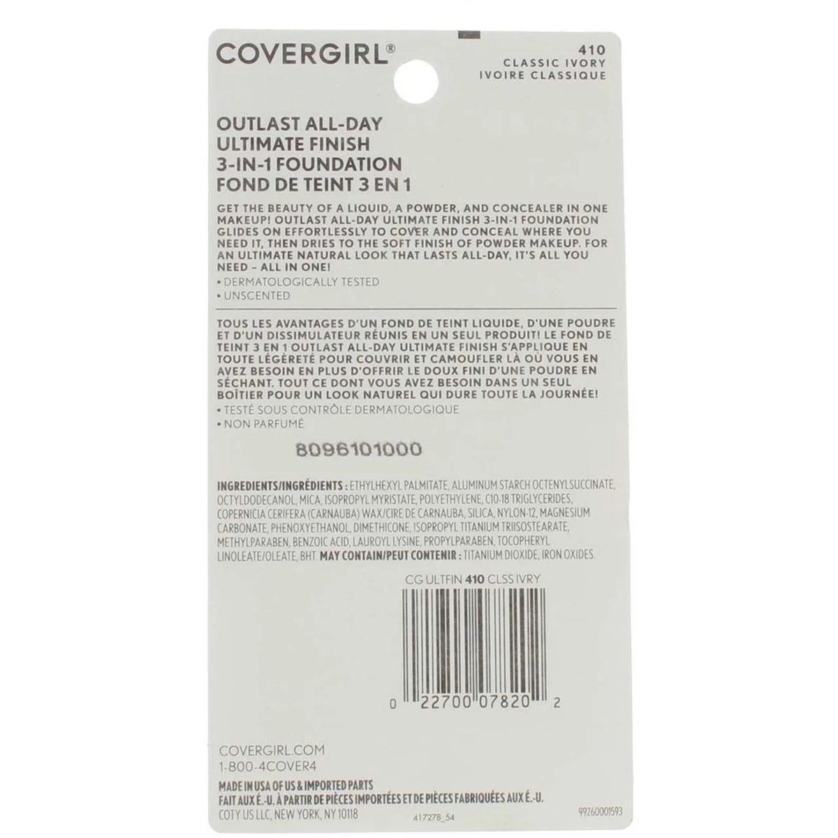 Classic Ivory Liquid Powder MakeUp, 0.40 oz (Pack of 2) C765