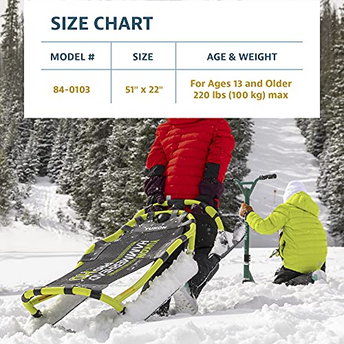 52-inch x 22-inch Single Rider Sled B5601