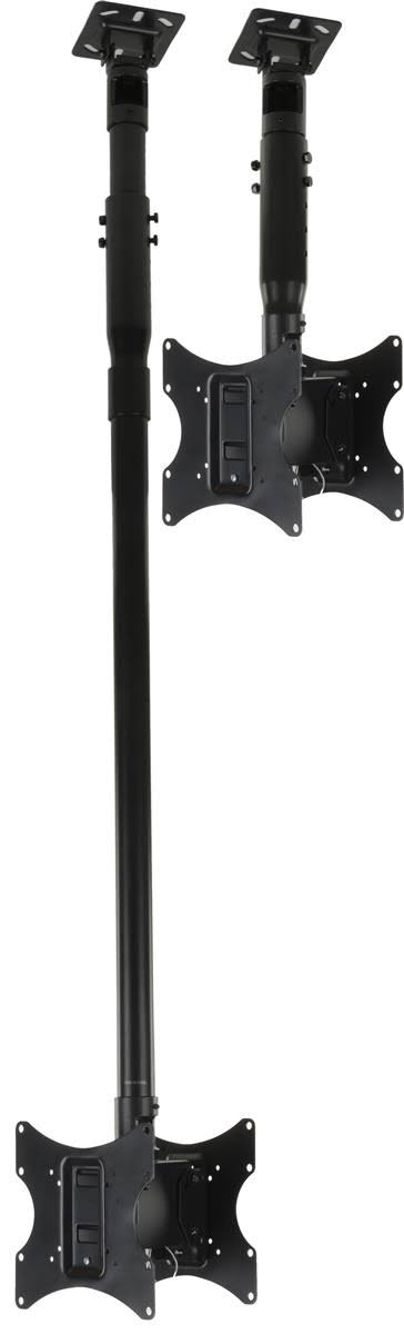Ceiling TV Mount for 2 Screens 23 inch-42 inch, Tilting, Height Adjustable I269192