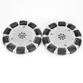 2Pcs 4 Inches Omnidirectional Wheel Set with Assembly Pad B821124