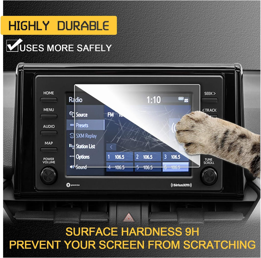 Center Touch Control Screen Protector for RAV4 7INCH 9H Hardness Tempered Glass R654690
