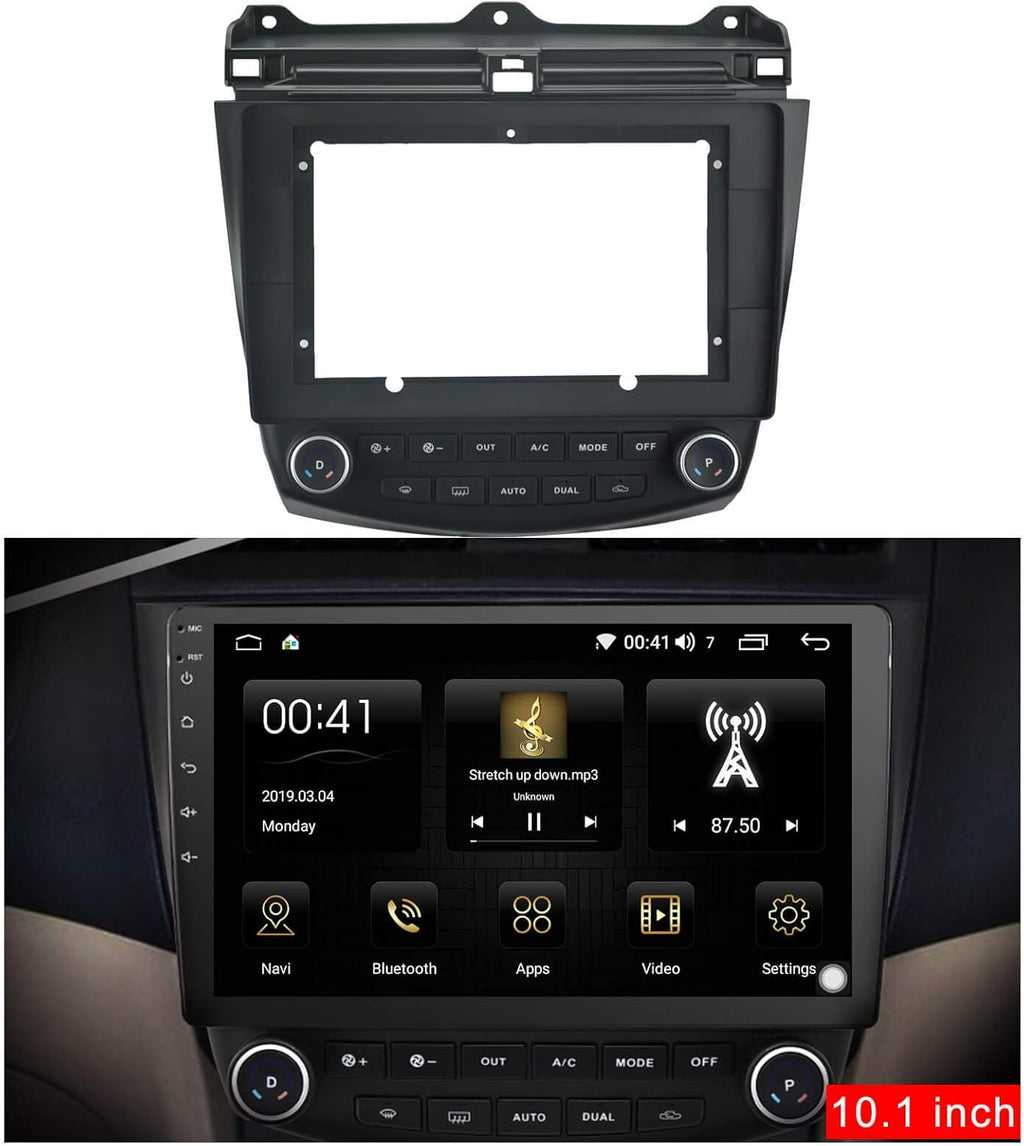 10.1 Inch Double DIN Dash Kit for Honda Accord 2003-2007 Car Stereo Frame Pack of 2 T515017