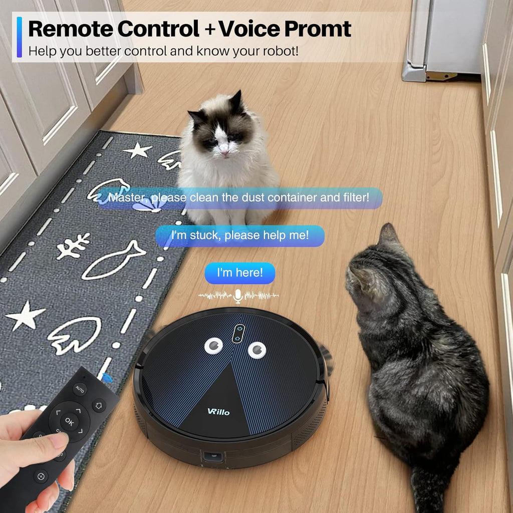 Robot Vacuum and Mop Cleaner with Self-Charging Y960