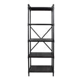 Industrial Iron Five Shelf Bookcase X965425