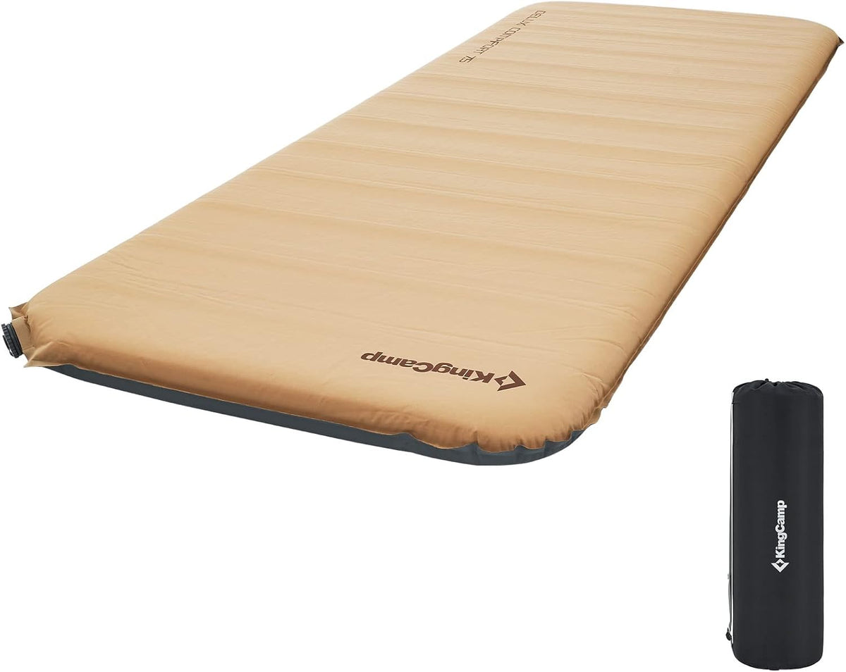 Blue Self Inflating Insulated Camping Sleeping Pad A7034
