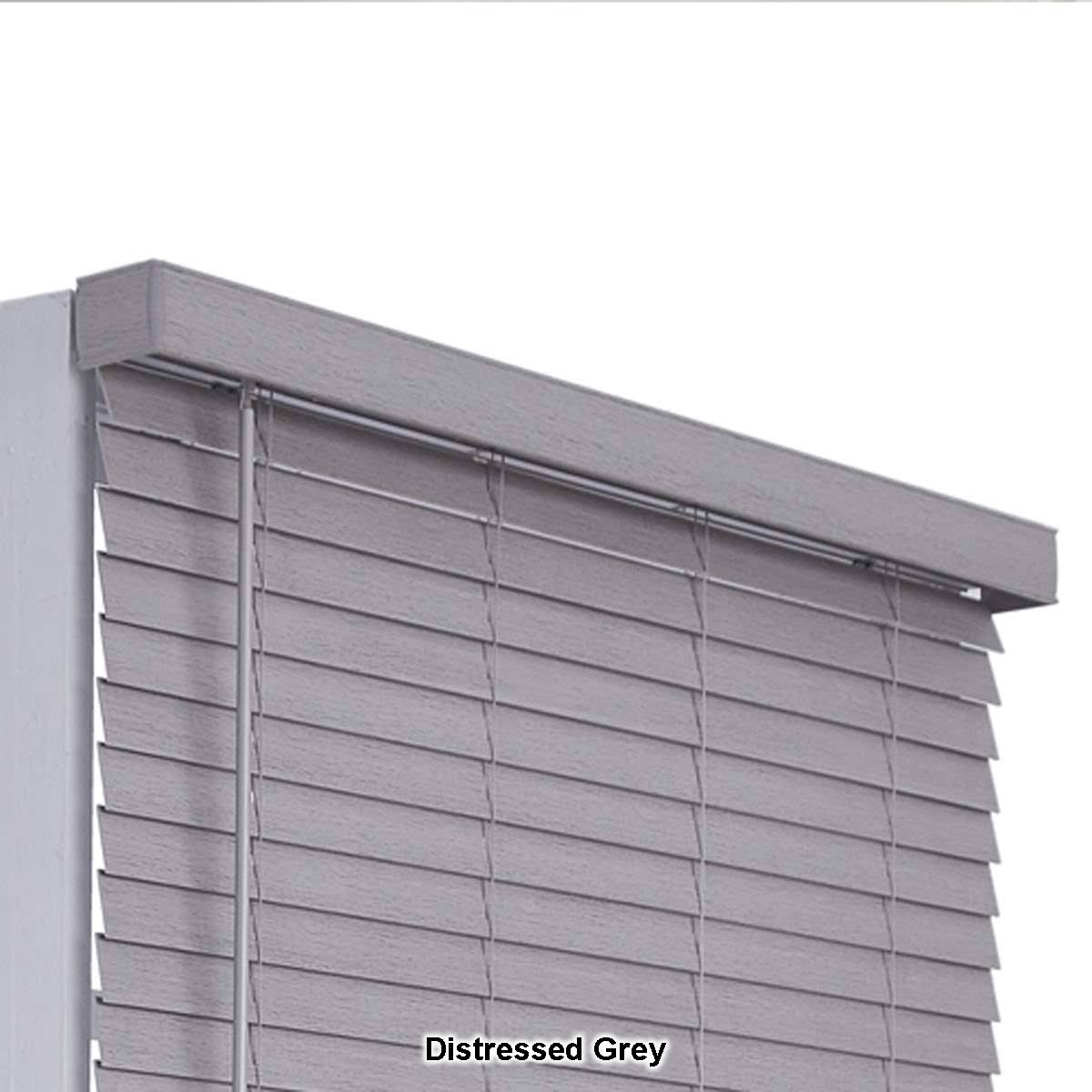 2in. Cordless Distressed Faux Wood Blinds K39096