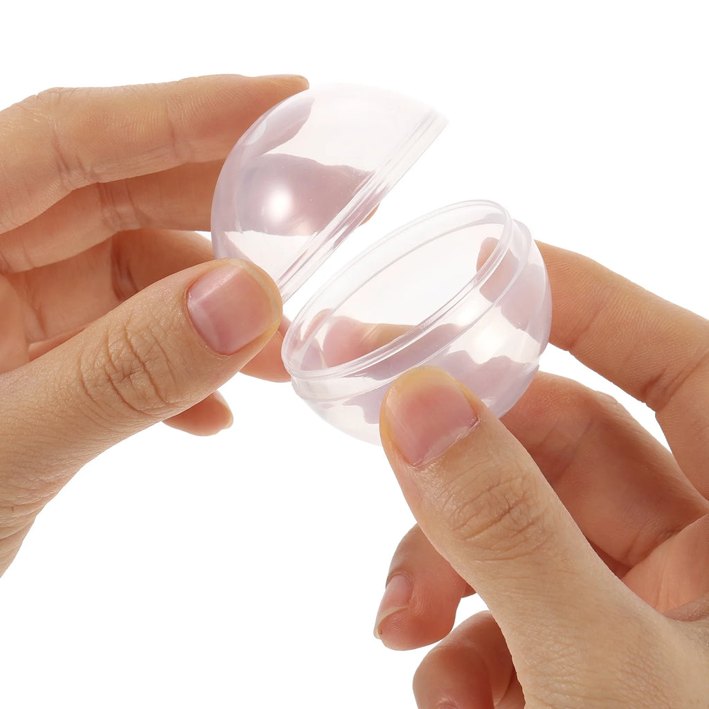 200 pcs Clear Plastic Fillable Balls U683277