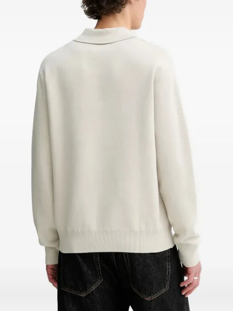 SAMSOE SAMSOE Sanino polo-neck knitted sweater