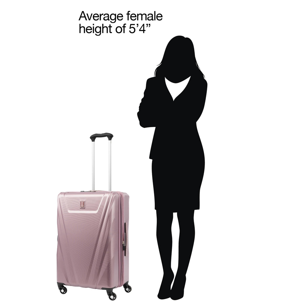 Dusty Rose Expandable Hardside Spinner Z5632