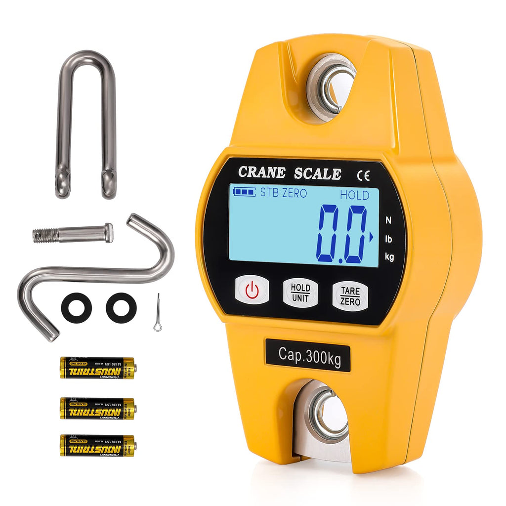 Mini Digital Crane Scale 300kg/660lb Pack of 2 Z915418