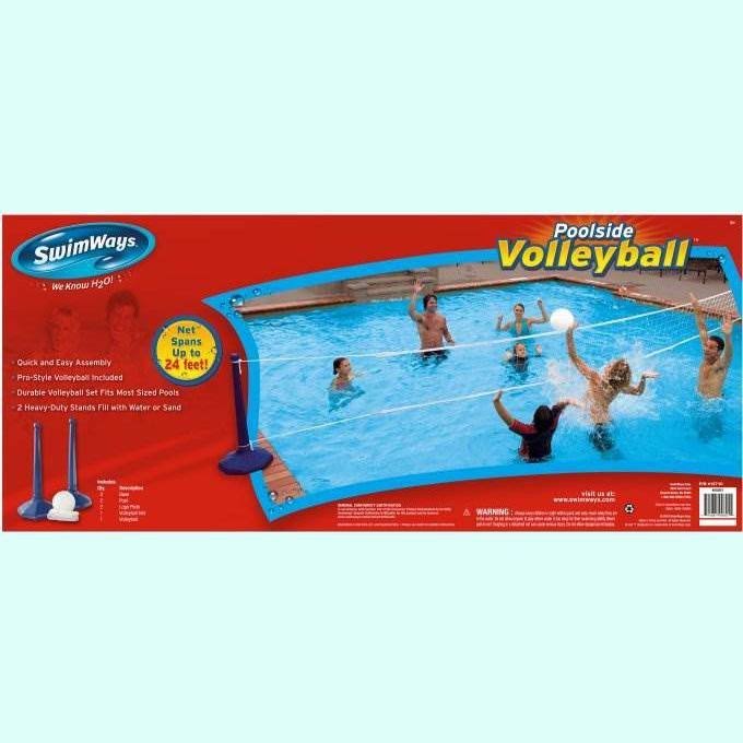 Volleyball Net Swimming Pool Water Game Set (2 Pack) I878
