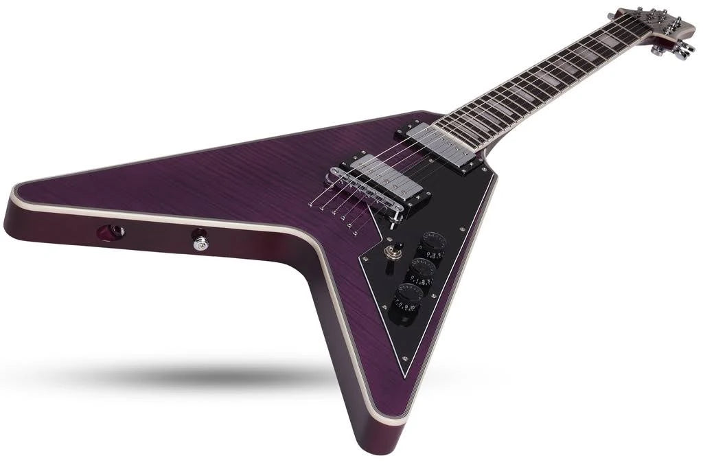 Transparent Purple Electric Guitar O743