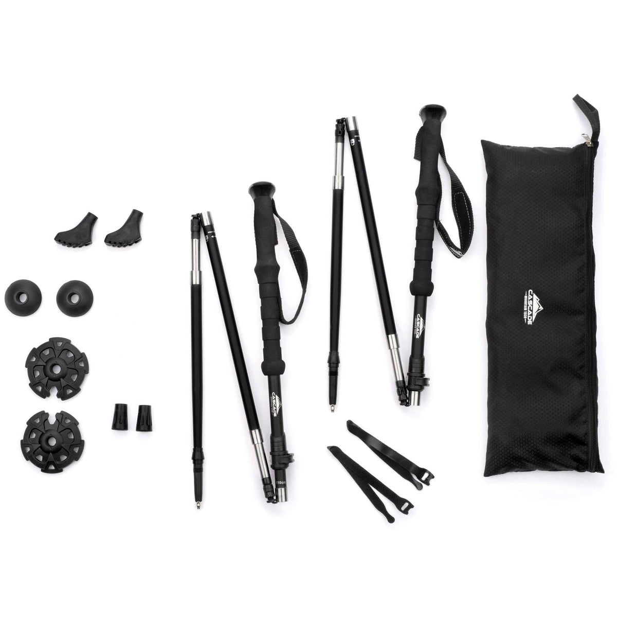 Carbon Fiber Folding Trekking Pole with Eva Grips N41260