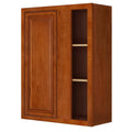 Burnt Cinnamon Blind Corner Kitchen Wall Cabinet X13441