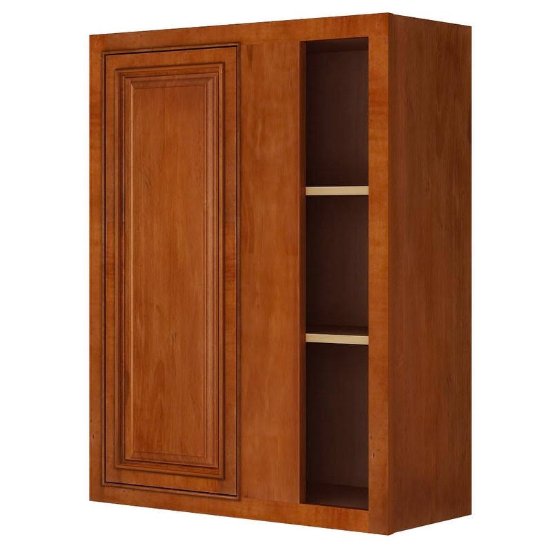 Burnt Cinnamon Blind Corner Kitchen Wall Cabinet X13441