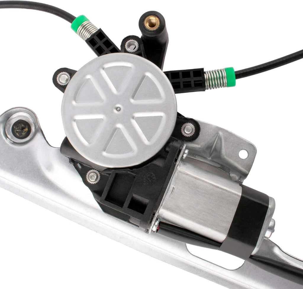 Front Right Passenger Side Power Window Regulator with Motor Compatible with Chevrolet Silverado Tahoe GMC Yukon XL Sierra Escalade Pickup Truck SUV 2002-2006, Pack of 2 X254476
