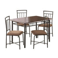 5-Piece Wood and Metal Dining Set G837144