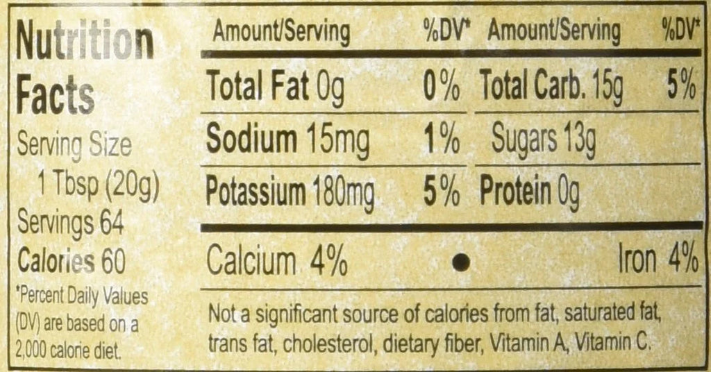 Unsulfured Baking Molasses (Pack of 4-32 Fluid Ounce Bottles) O371