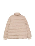 Kiton quilted high-neck jacket