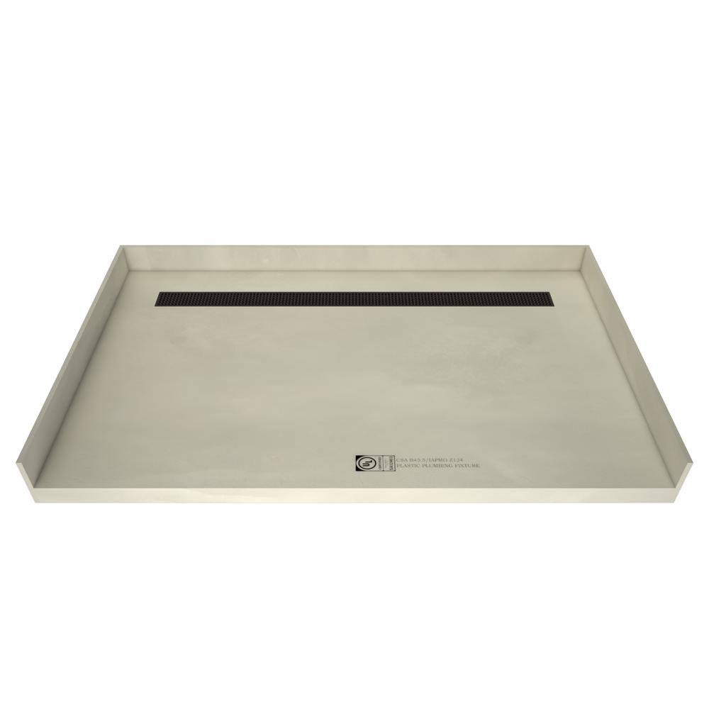 Bronze Shower Base with Grate K994