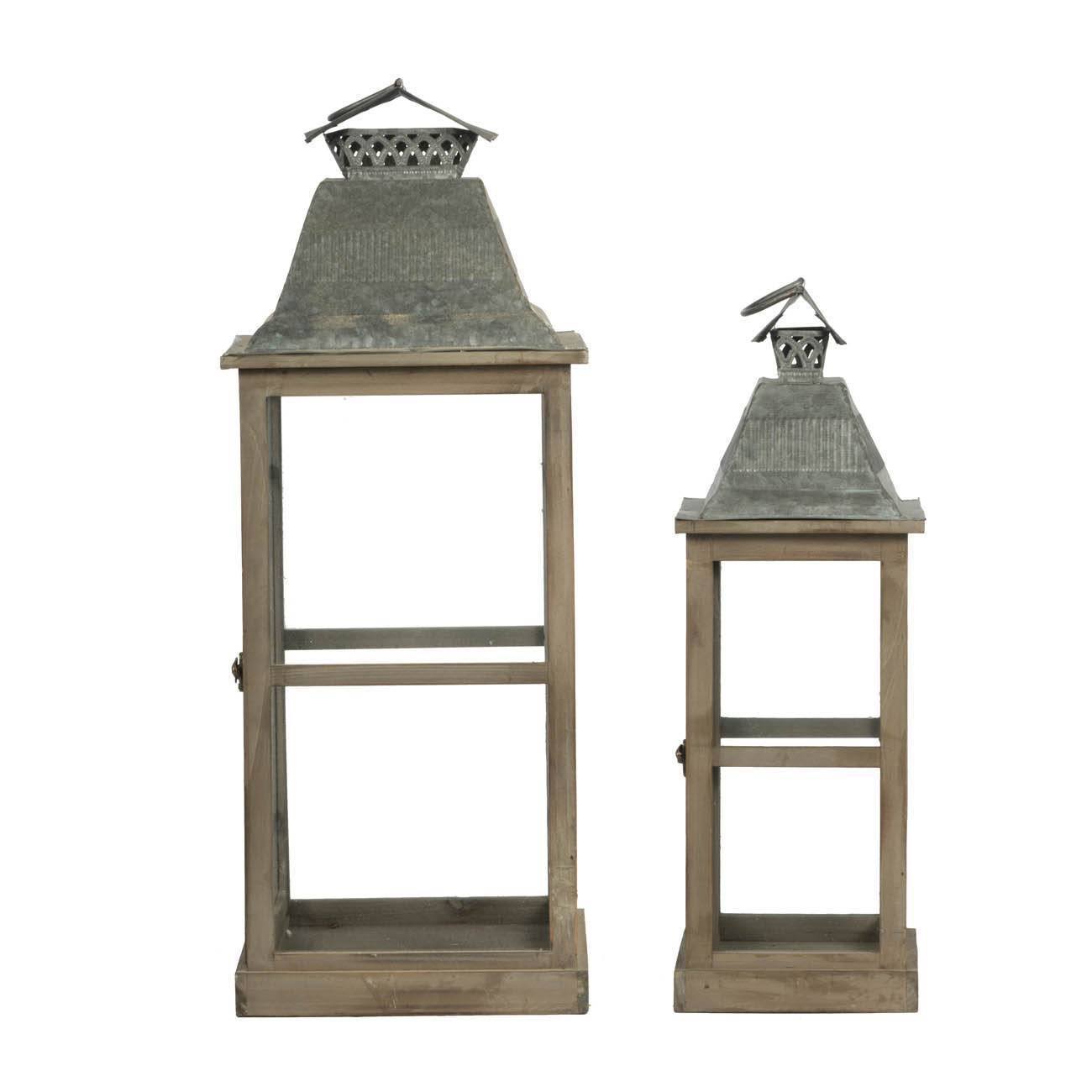 Set of 2 Lanterns I68029