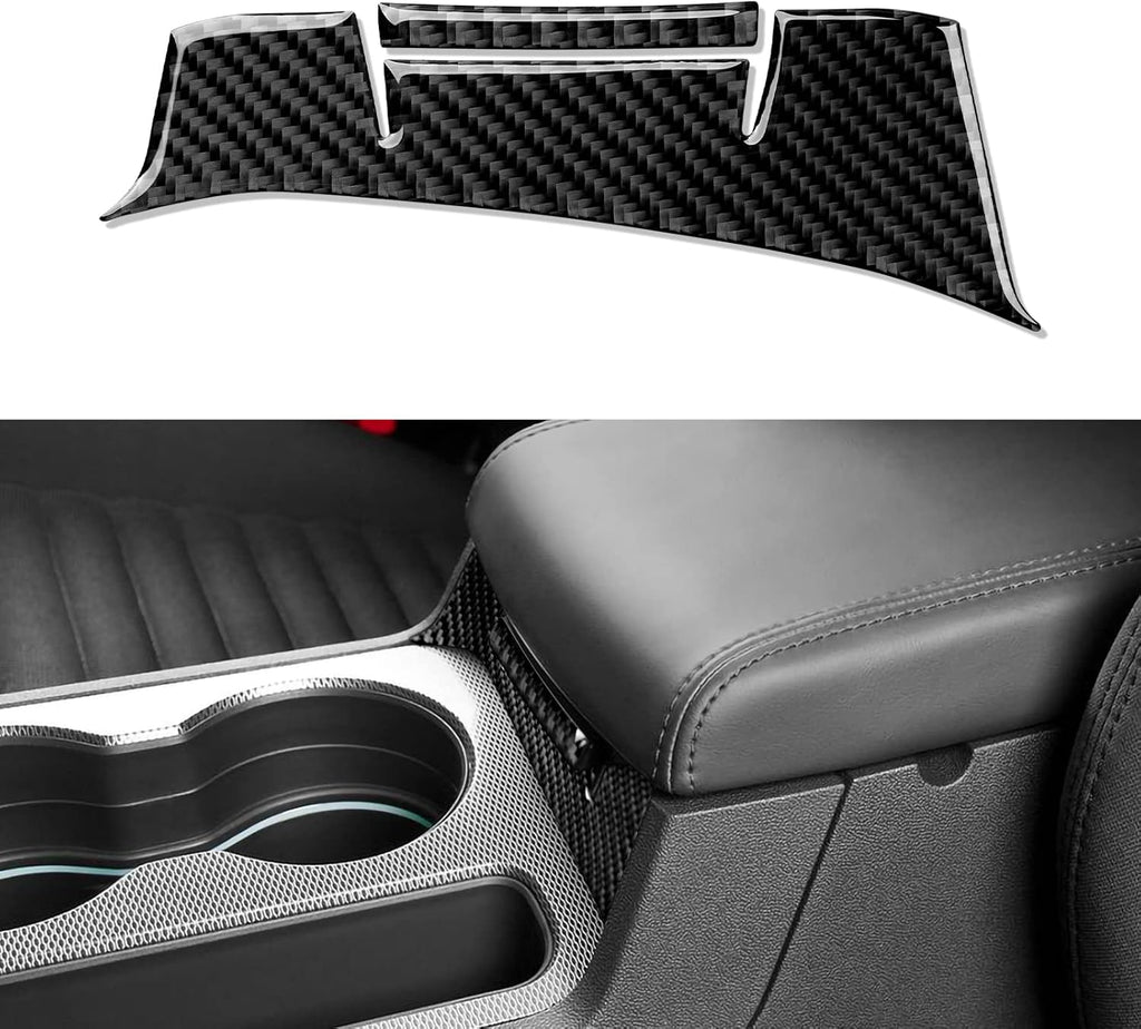 Carbon Fiber Center Console Dashboard Sticker Interior Trim Cover, Pack of 2 K557569