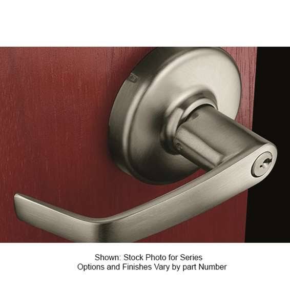 Cylindrical Lock Bright Nickel Plated Clear Coated B3271