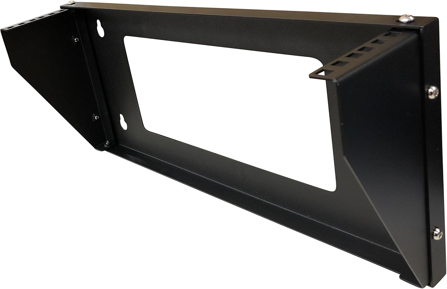 19 Inch Steel Vertical Rack Wall Mountable Server Rack Mount (Black-6U) W2121