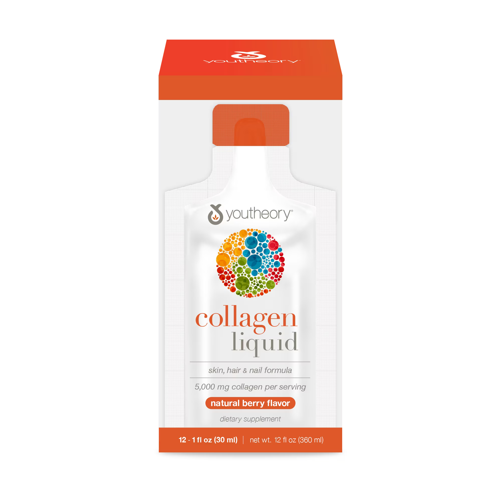 Collagen Liquid with Verisol Packets, Natural Berry, 1 fl oz, 12 ct V335994