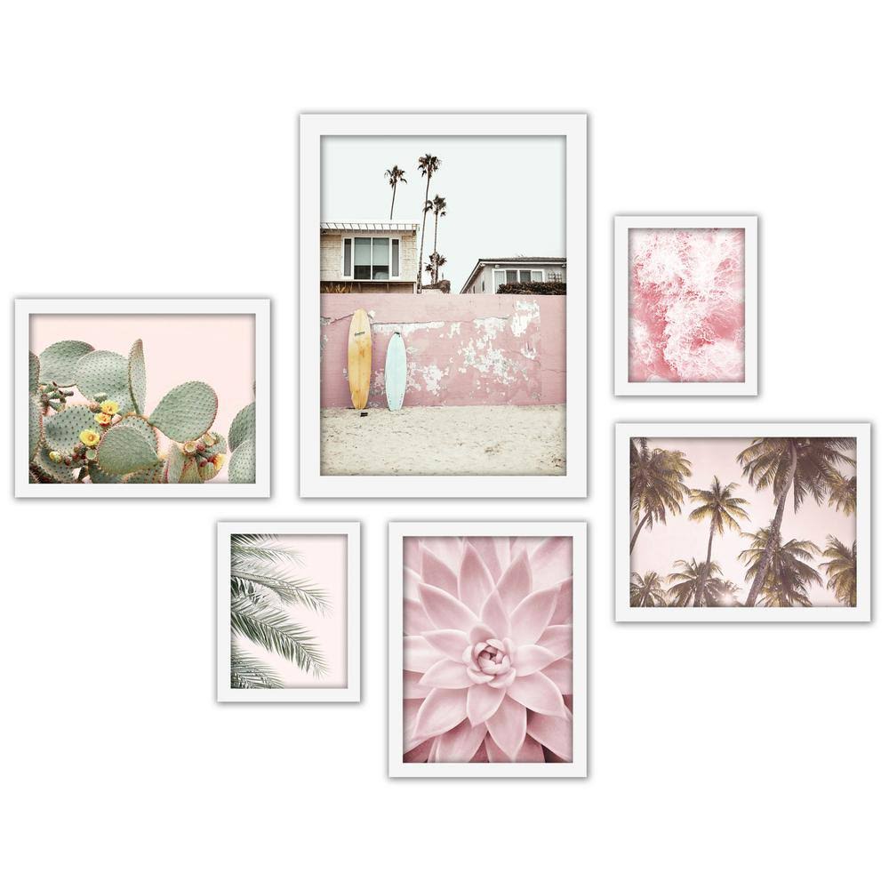 6-Piece White Wall Set N89968