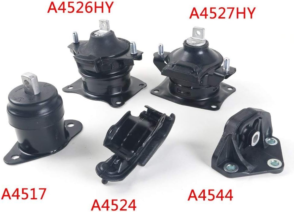 5PCS Engine Motor Mount Set for Acura TL 3.2L AUTO Transmission S75616