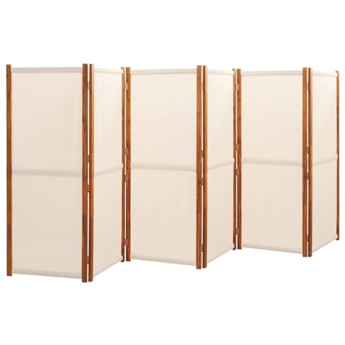 Cream White Acacia Wood Room Divider X252