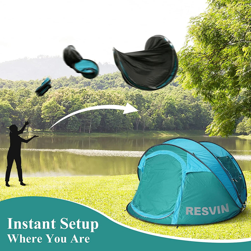 Blue Waterproof Pop Up Tent for Camping A771