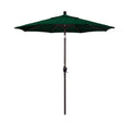 7.5 ft. Aluminum Push Button Tilt Market Umbrella Forest Green T30118