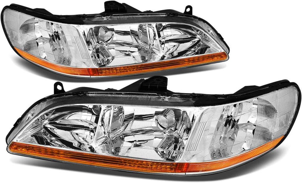 Black Housing Headlights Assembly for Honda Accord CG 98-02 R92075
