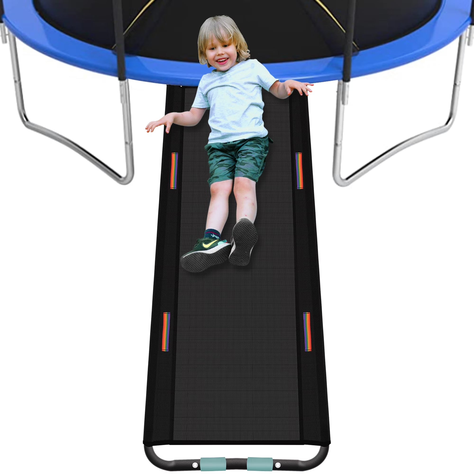Trampoline Slide with Handles and Ladder Kit for Children X83893
