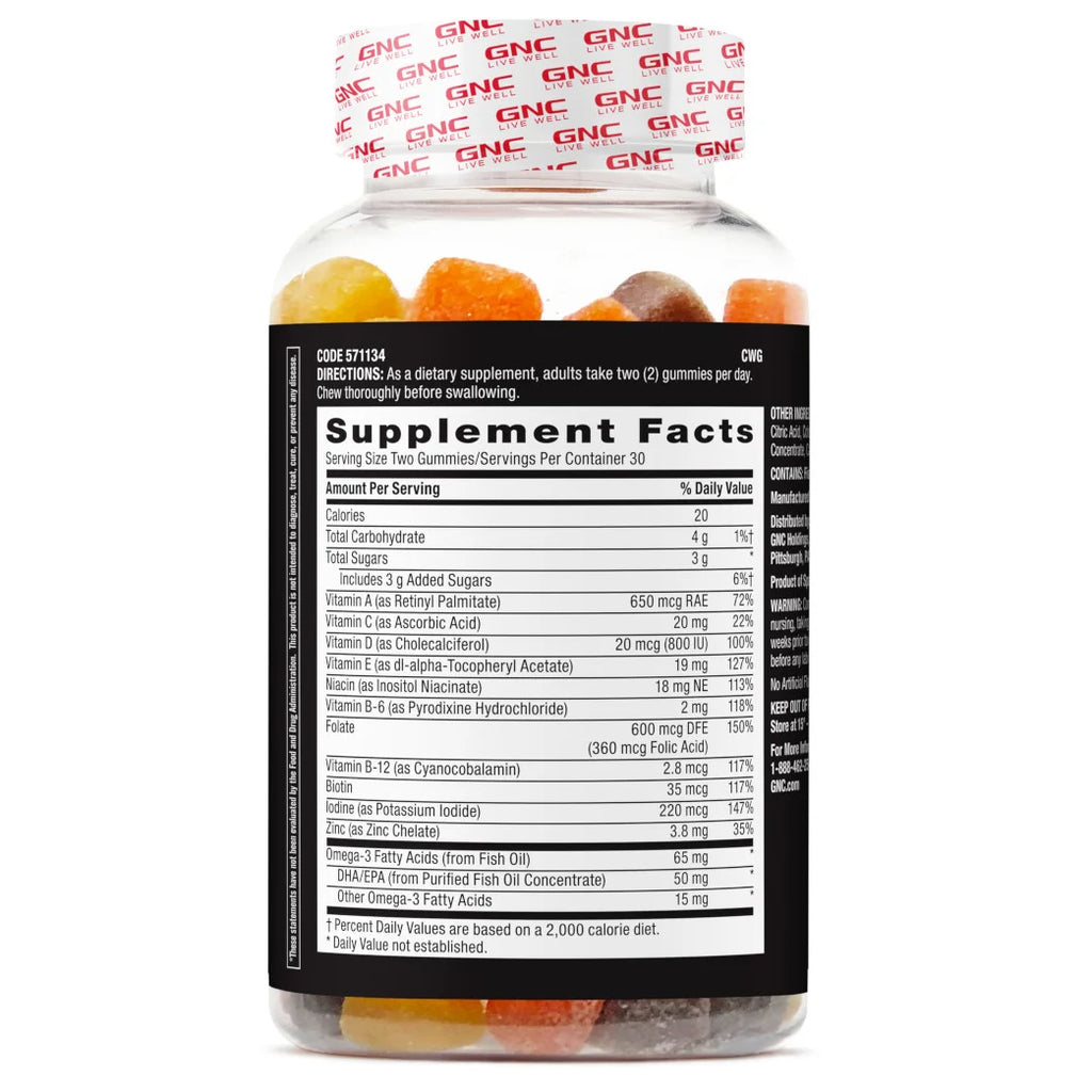 Mega Men Multivitamin + Omega-3 Gummies, 60 Gummies V5418
